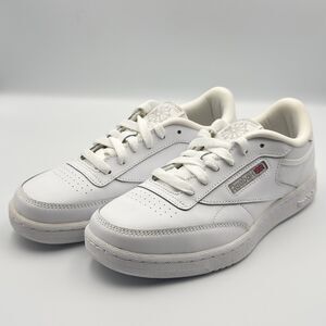 Reebok Club C Junior Tennis White Gum Sneaker Shoes Unisex Kids US Size 5